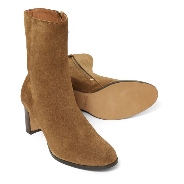 Gaea Suede Boots | Tabak