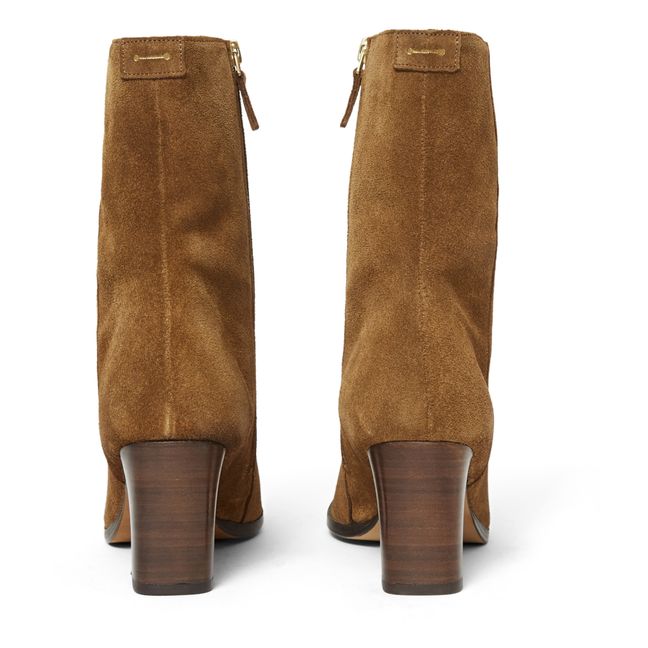 Gaea Suede Boots | Tabaco