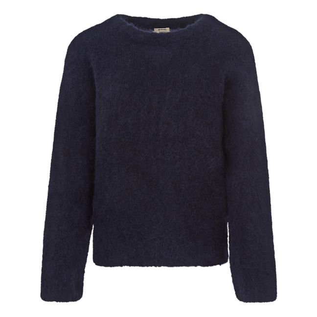 Dara Alpaca Wool Jumper - Women’s Collection  | Navy blue