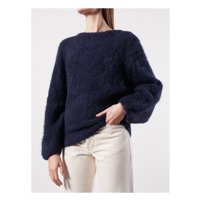 Dara Alpaca Wool Jumper - Women’s Collection  | Navy blue