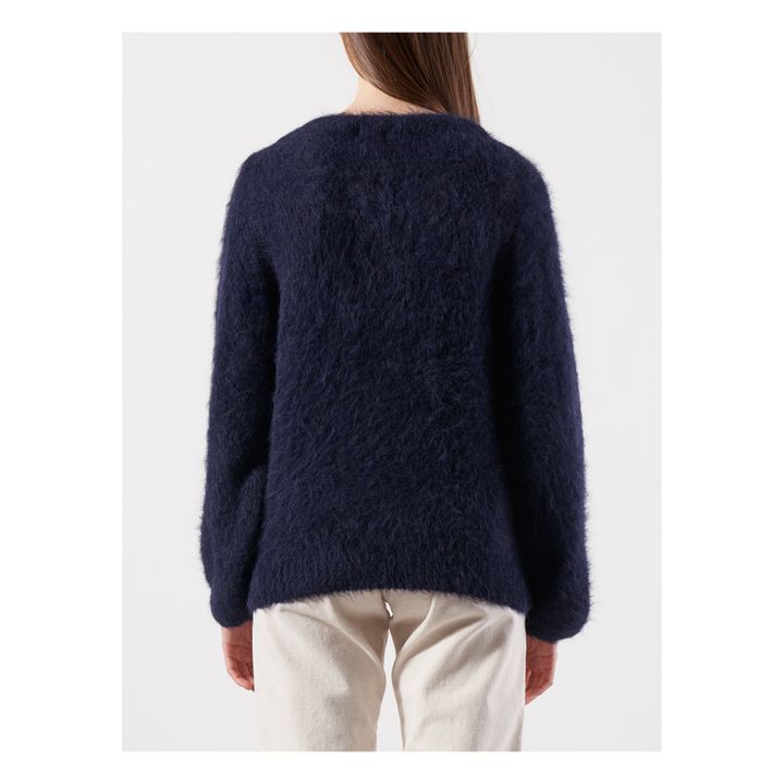 Pull 123 Bleu Marine Taille S - En Maille Soie, Manches Mi-longues, Parfait état