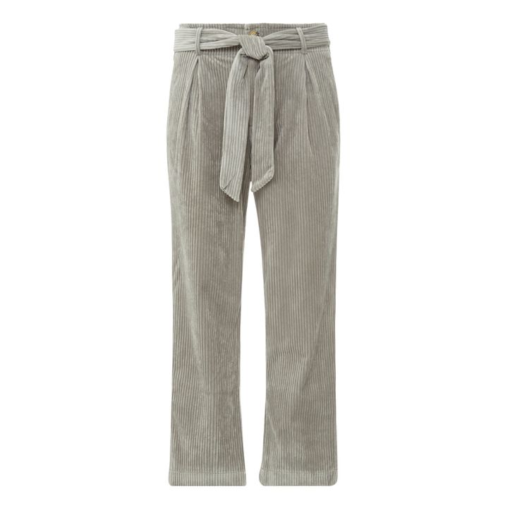 Livia Corduroy Trousers | Gris- Imagen del producto n°0