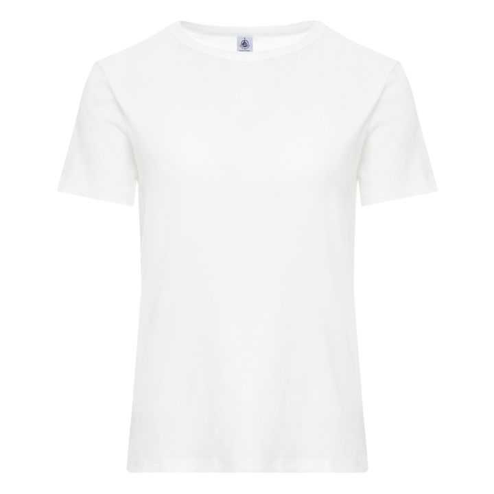 T-shirt Col Rond Coton Bio - Collection Femme  | Blanc- Image produit n°0
