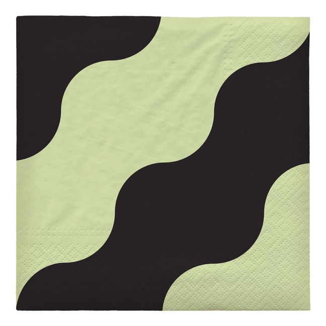 Servilletas de papel Tide - Lote de 20 | Verde agua