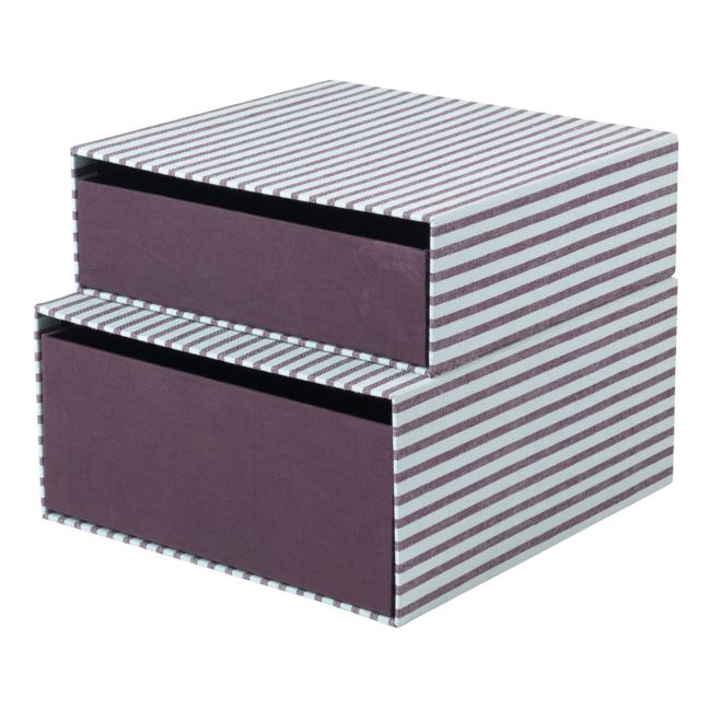Cecelia Cardboard Box | Purple