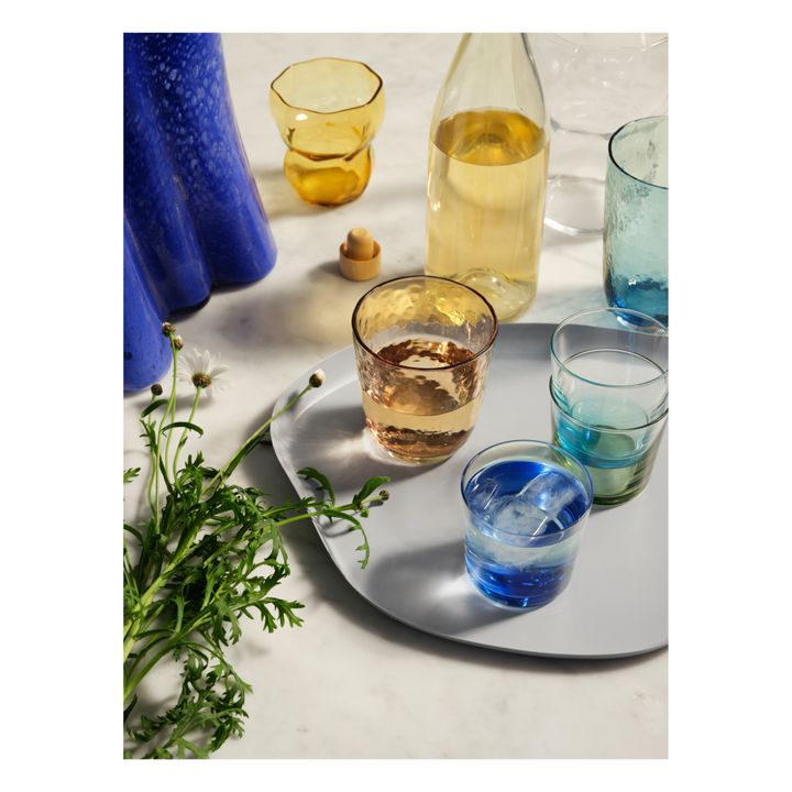 Vaso de agua de vidrio soplado Hue- Imagen del producto n°2