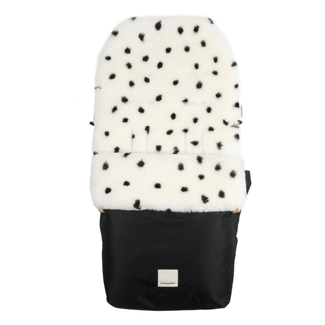 Fußsack aus Lammfell Hugo | Dalmatian