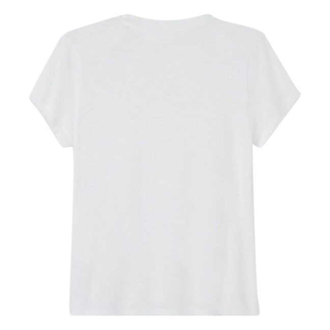 T-shirt Col U Jacksonville | Blanc