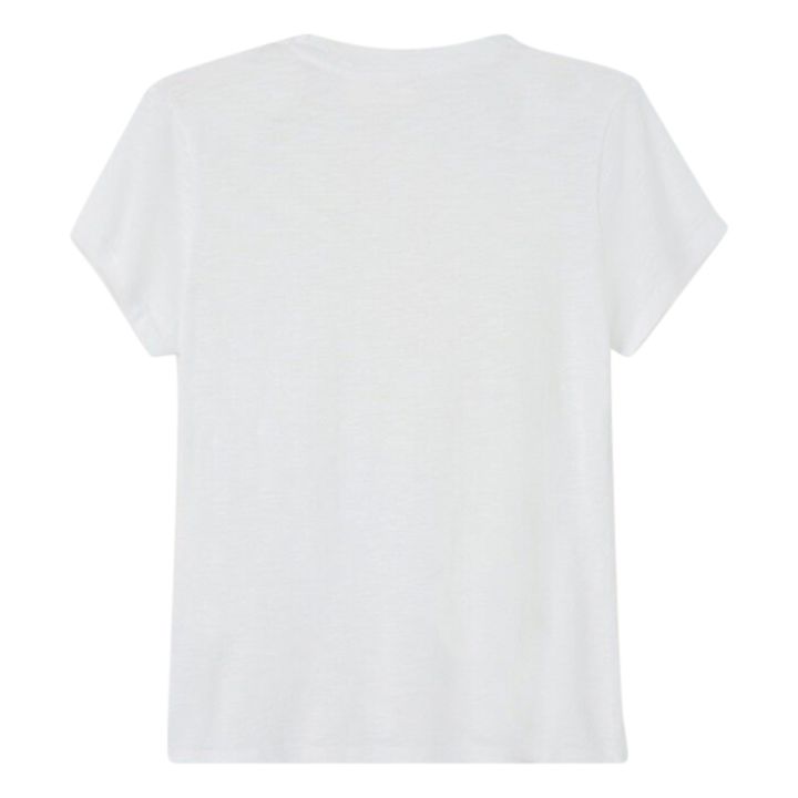 T-shirt Col U Jacksonville | Blanc- Image produit n°7