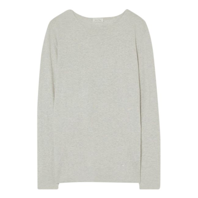 Pull Marcel | Gris chiné clair
