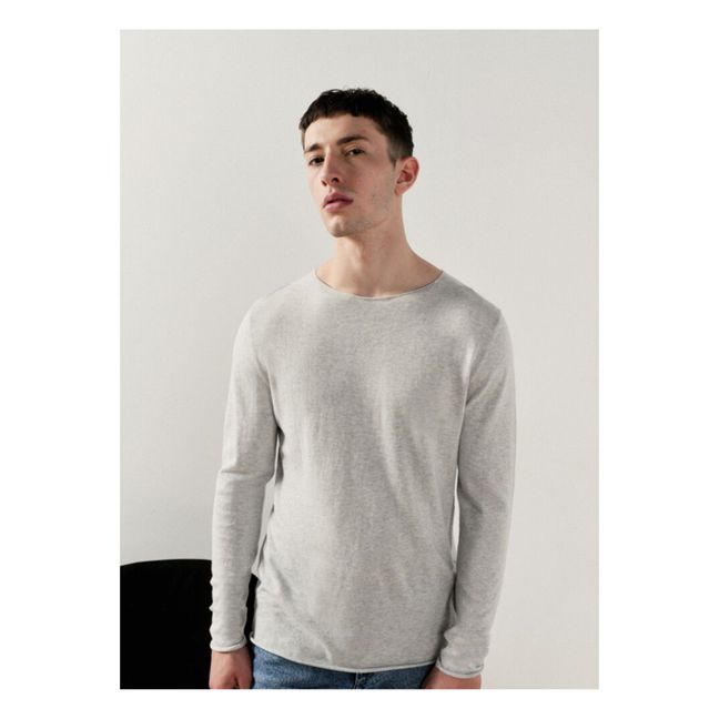 Pullover Marcel | Grigio chiné chiaro