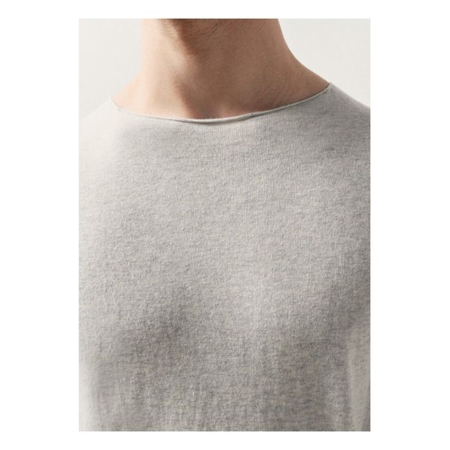 Pullover Marcel | Grigio chiné chiaro