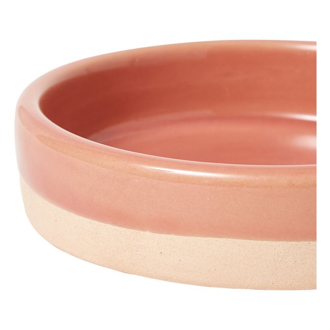 Porta-sapone in ceramica | Rosa