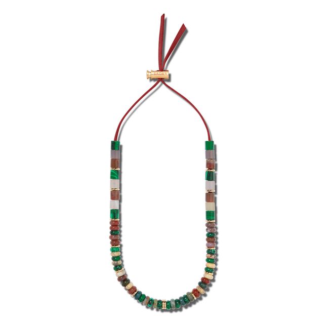 Giulia Sunset Necklace | Red