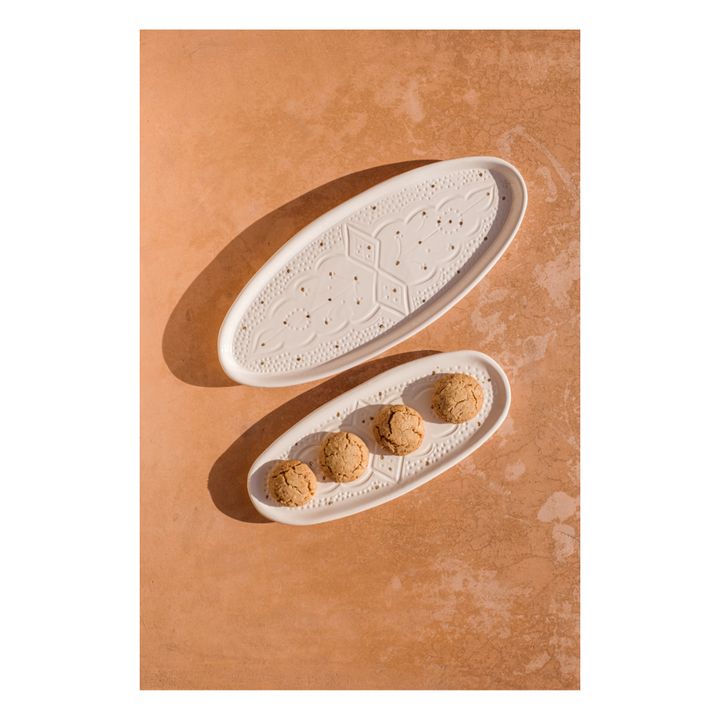 Plato para servir ovalado | Blanco- Imagen del producto n°1