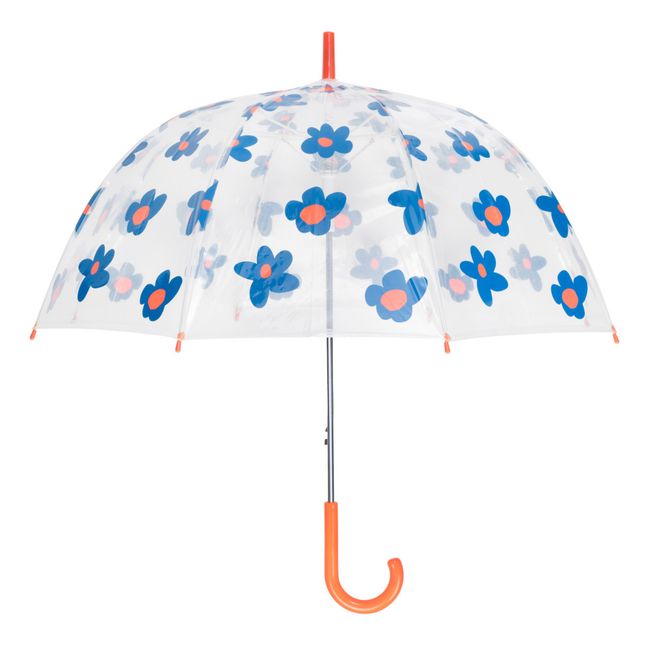 Regenschirm Blumen | Blau