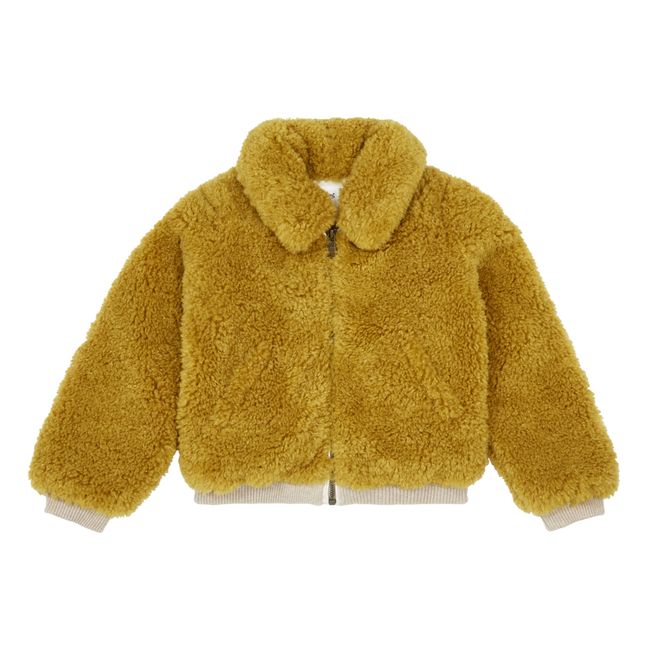 Birdie Faux Fur Jacket | Camel