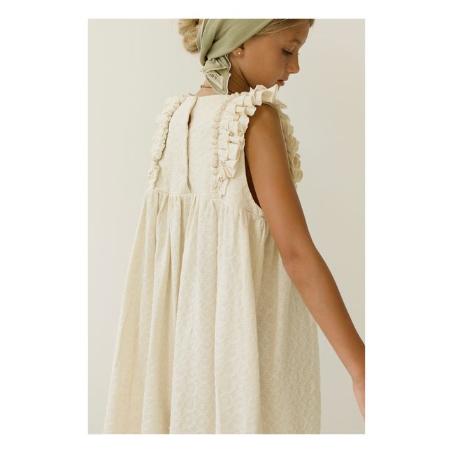 Robe Coton Texturée Aura | Ecru