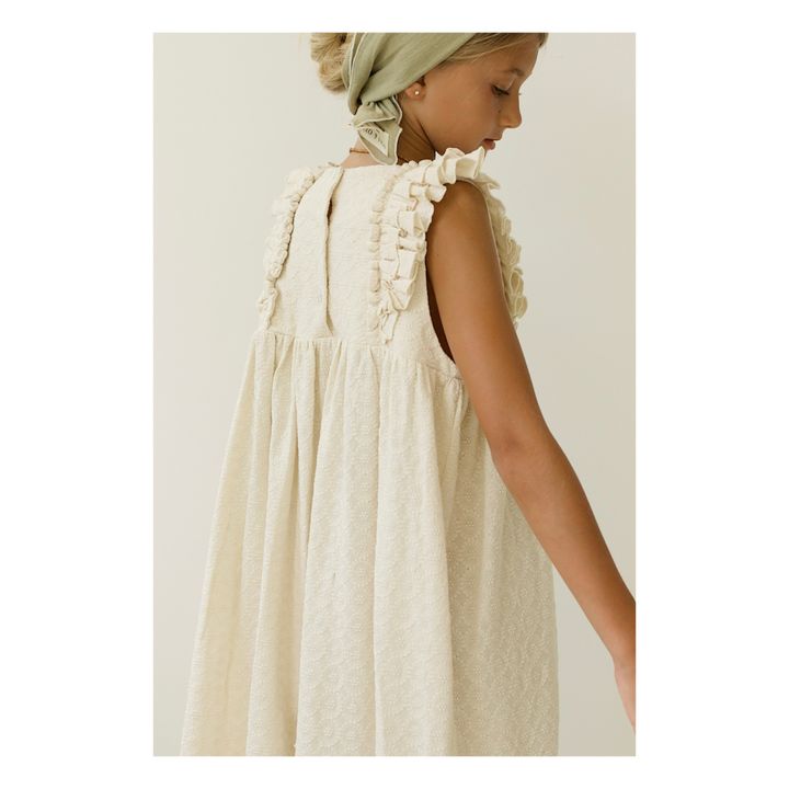 Aura Textured Cotton Dress | Crudo- Imagen del producto n°5