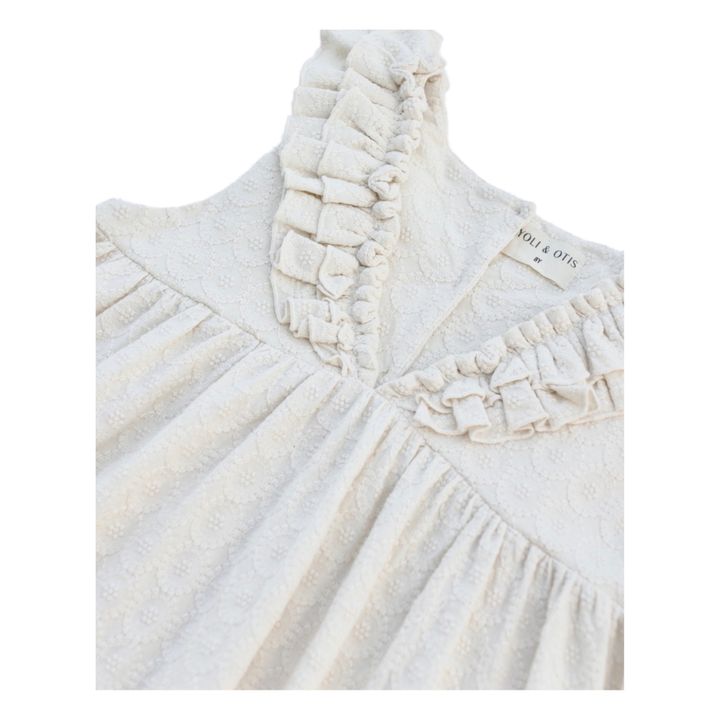 Aura Textured Cotton Dress | Crudo- Imagen del producto n°6