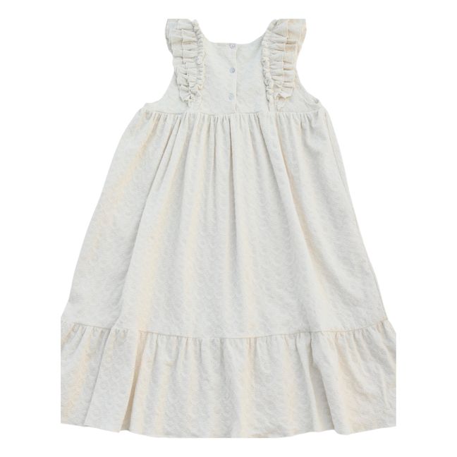 Robe Coton Texturée Aura | Ecru