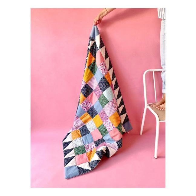 Plaid, con patchwork