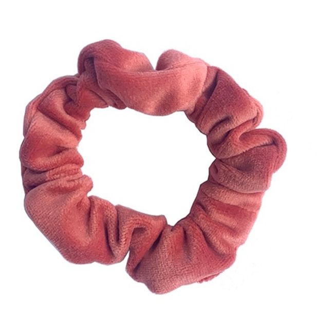 Velour Scrunchies - Set of 2 | Pink