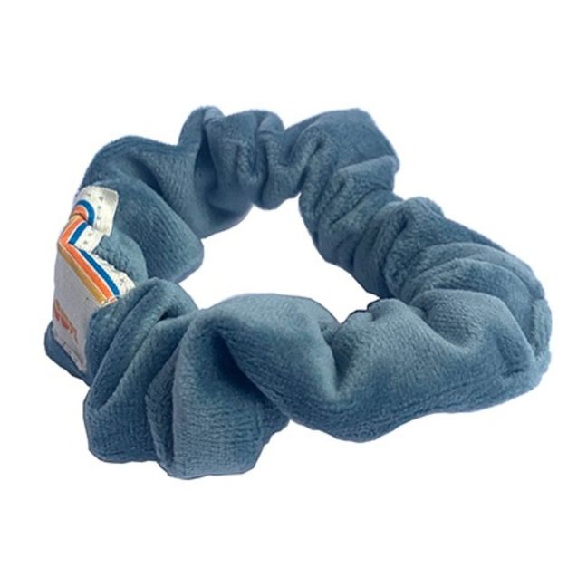 Velour Scrunchies - Set of 2 | Azul
