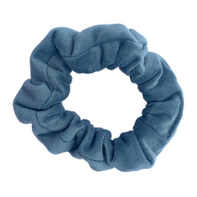 Velour Scrunchies - Set of 2 | Azul
