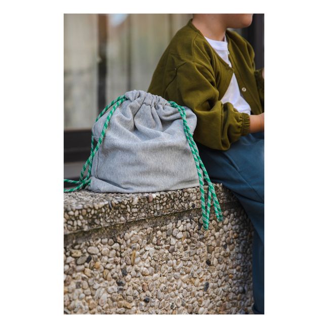 Borsa da ginnastica, in jersey  | Grigio chiné