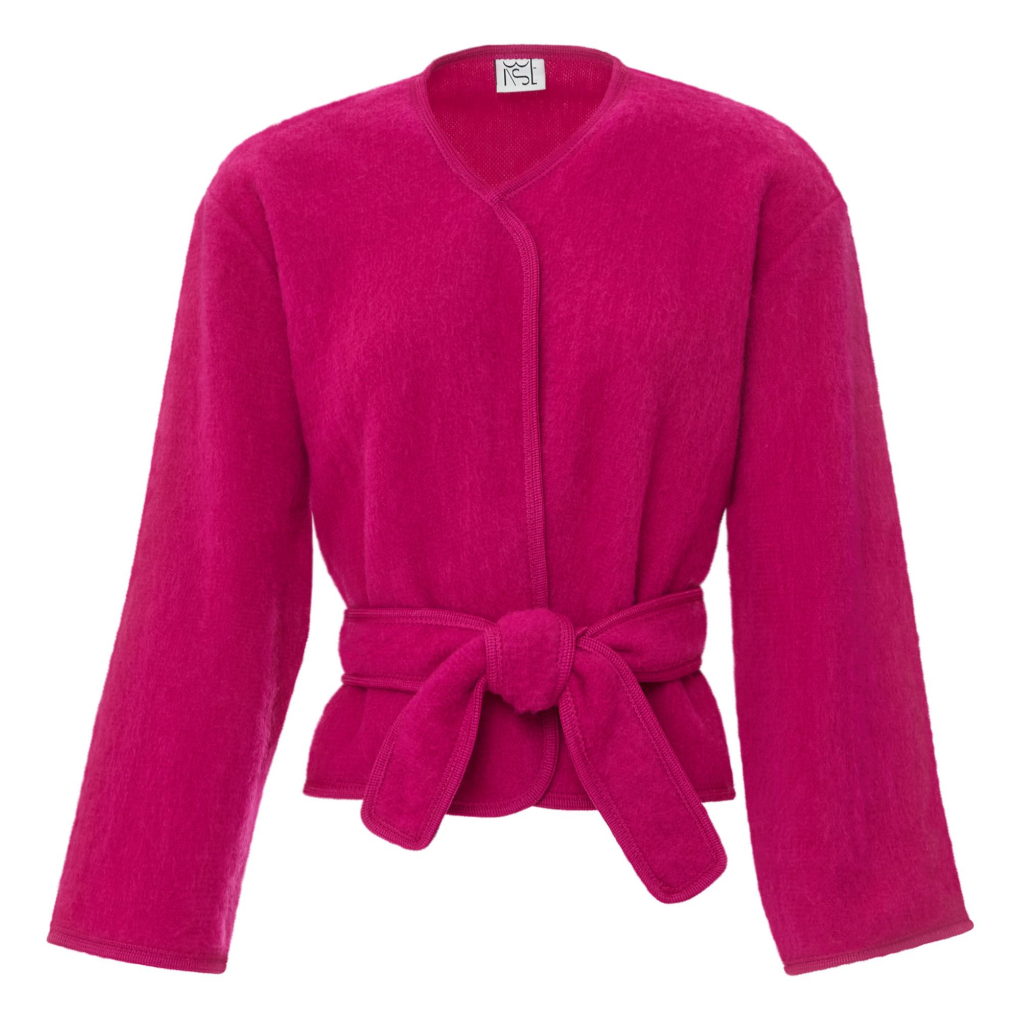 Capas Brushed Wool Jacket | Fuchsia