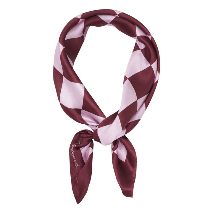 Petula Silk Scarf | Bordeaux- Immagine del prodotto n°1