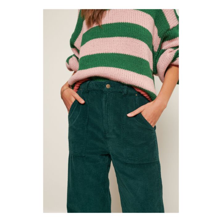 Ronda Corduroy Trousers Verde- Imagen del producto n°2