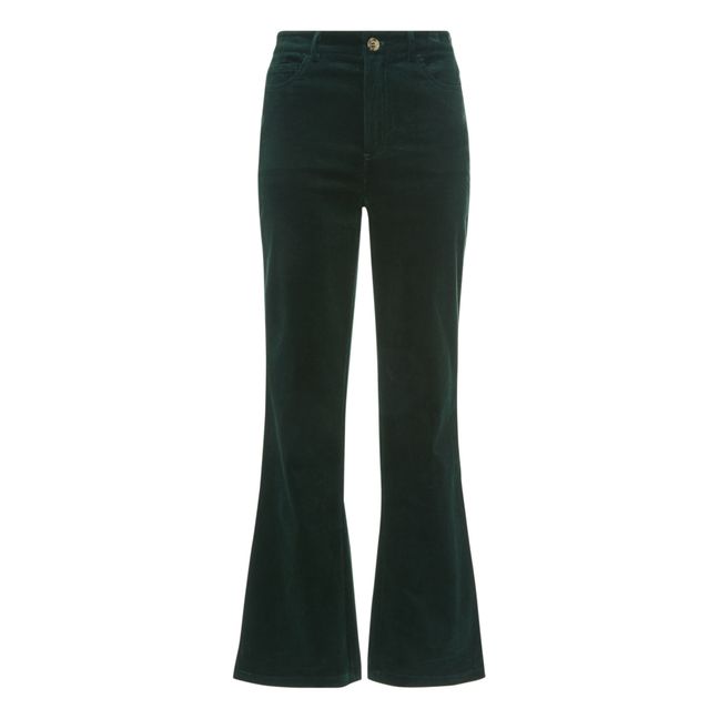 Maggy Corduroy Trousers | Verde foresta