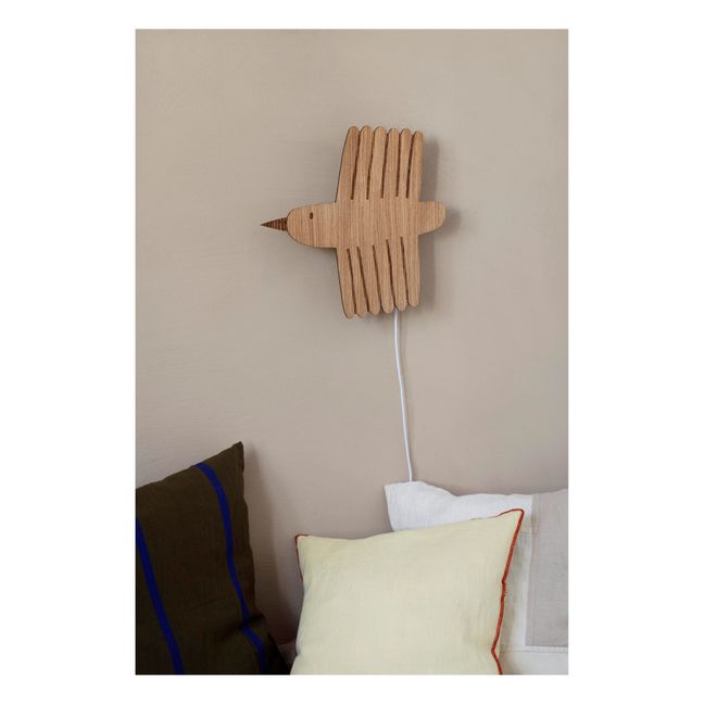Wooden Bird Lamp