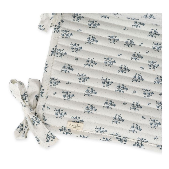 Bluebell Organic Cotton Bed Bumper | Blue- Product image n°2