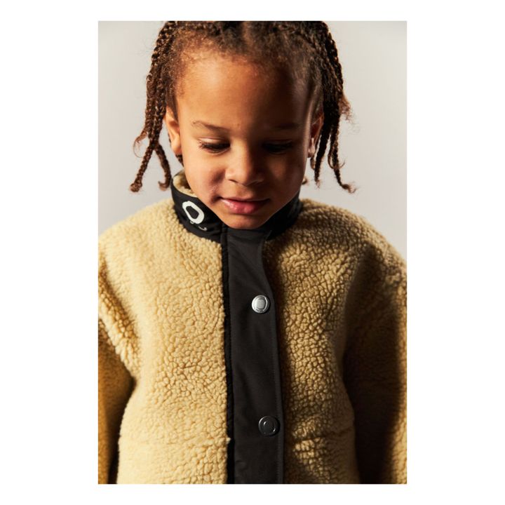 Buffalo Recycled Polyester Faux Fur Coat | Beige- Imagen del producto n°7