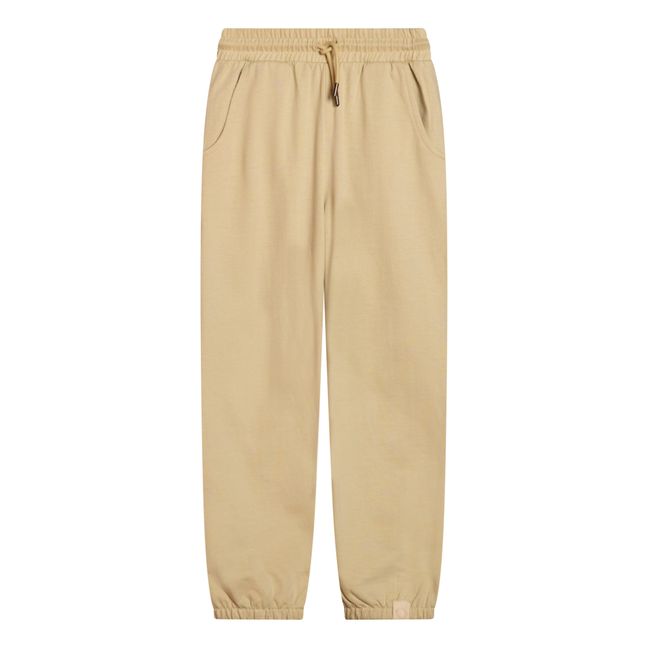 Como Organic Cotton Joggers | Beige