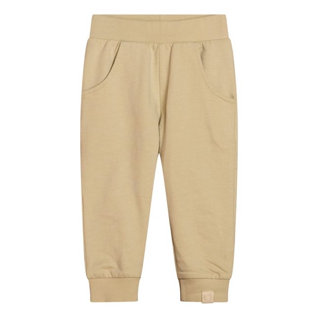 Como Organic Cotton Joggers | Beige