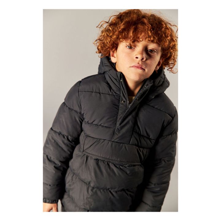 Kotor Recycled Polyester Puffer Jacket | Charcoal grey- Product image n°1