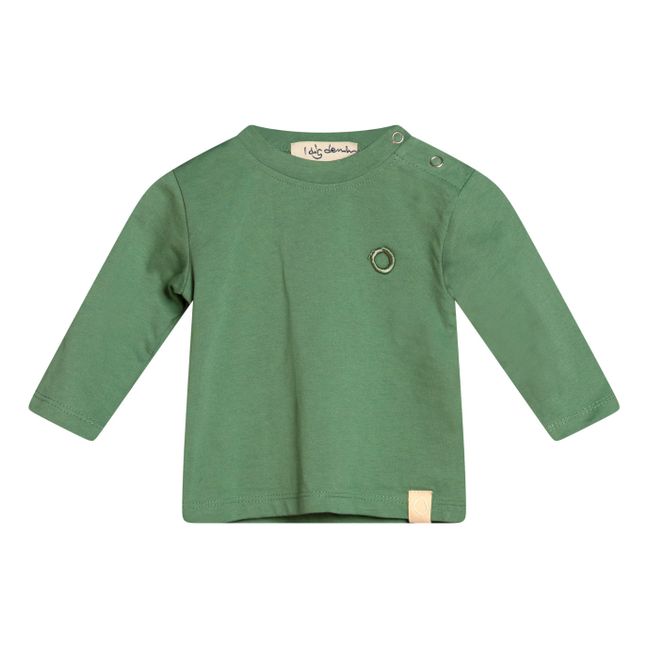 T-shirt Coton Bio Plano Verde