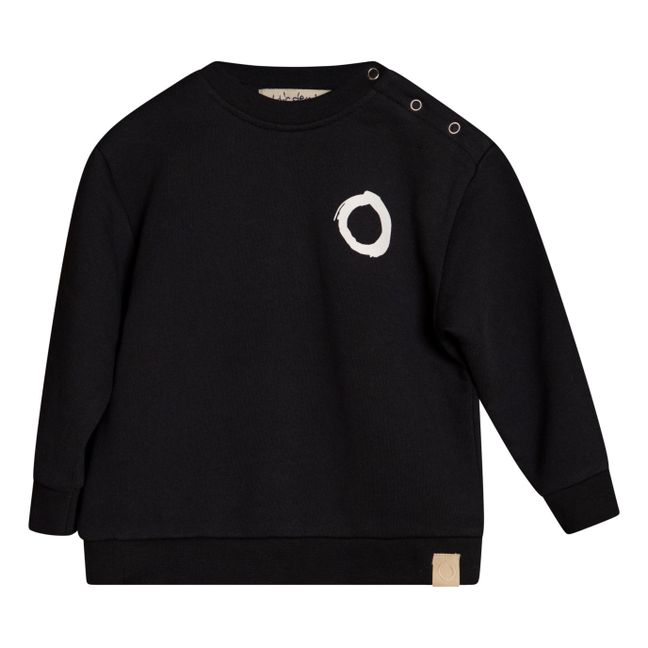 Toledo Organic Cotton Sweatshirt | Black