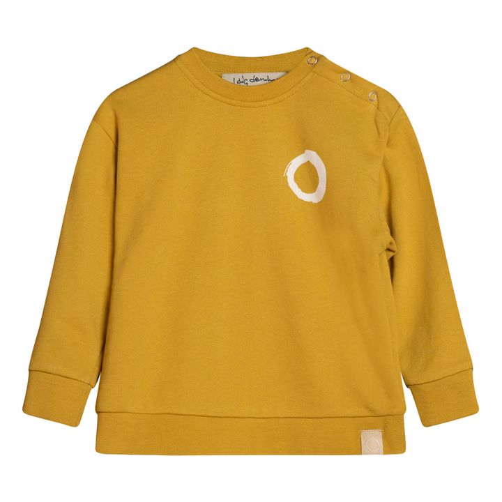 Toledo Organic Cotton Sweatshirt | Amarillo Mostaza- Imagen del producto n°0