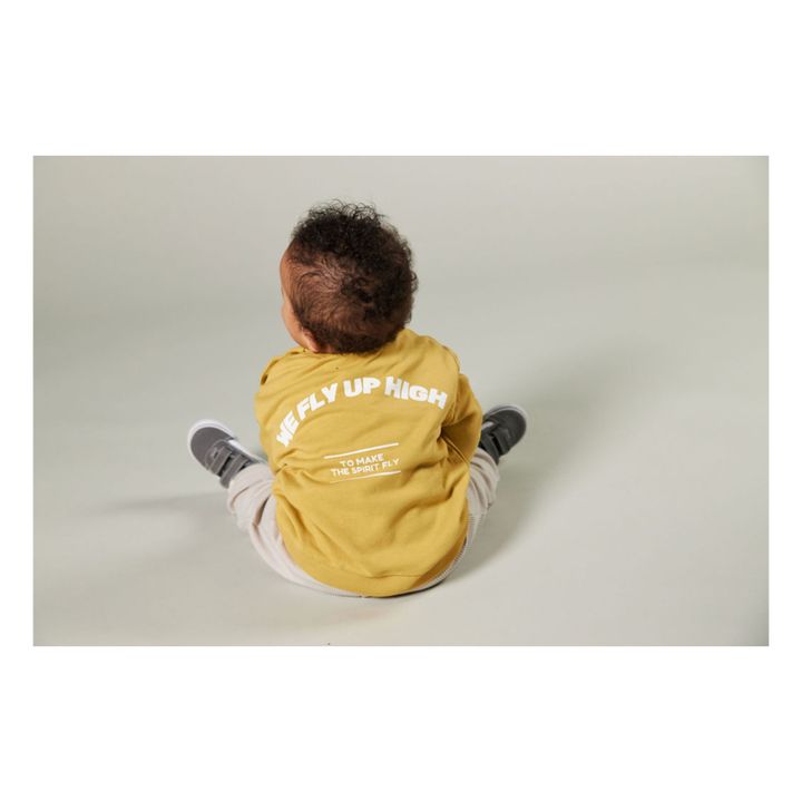 Toledo Organic Cotton Sweatshirt | Mustard- Product image n°6