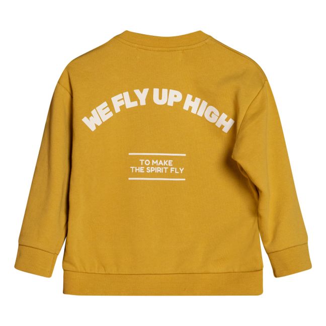 Toledo Organic Cotton Sweatshirt | Mustard