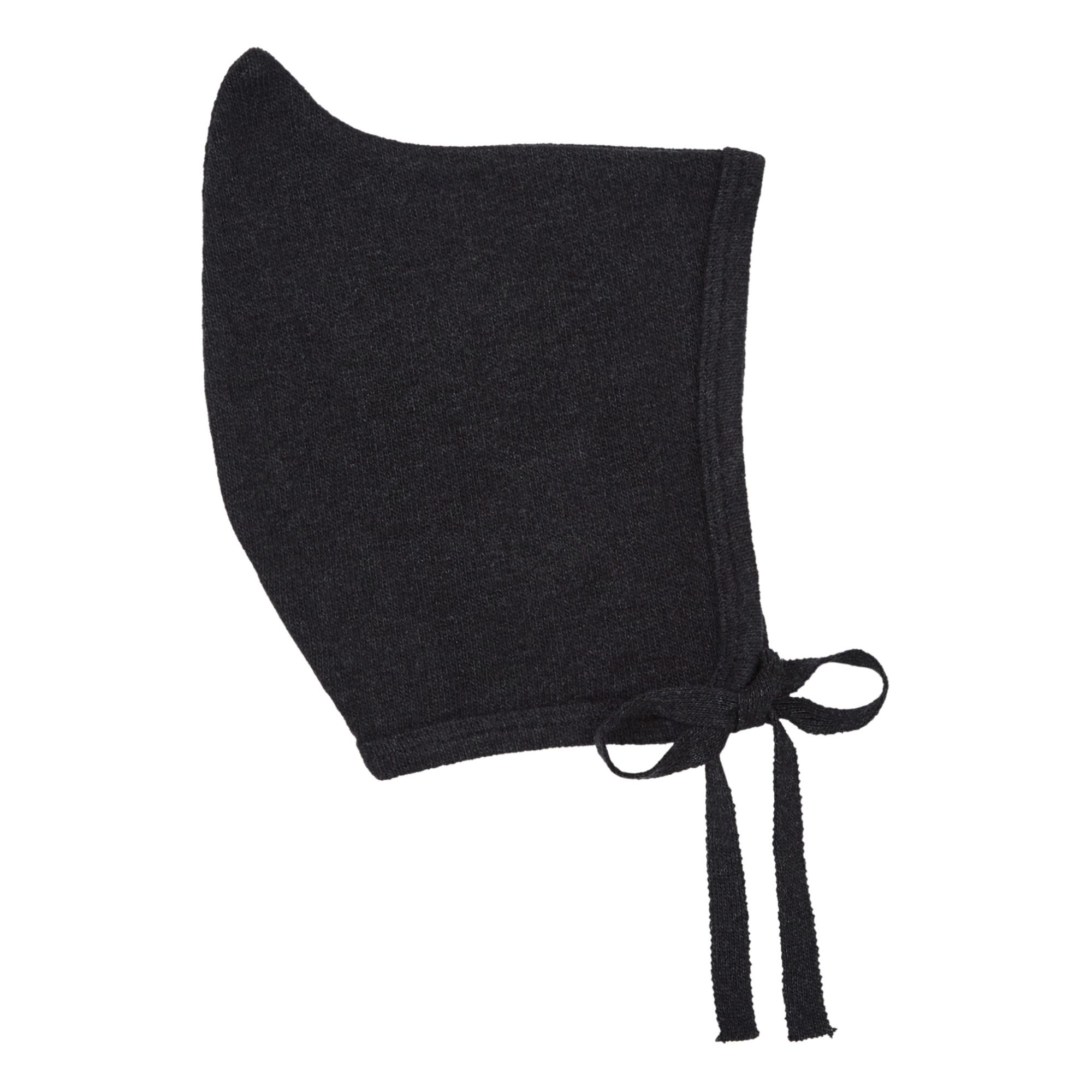 Knit Bonnet | Charcoal grey- Product image n°0