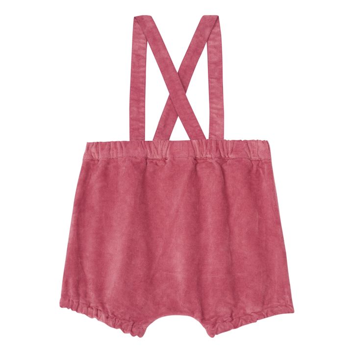 Corduroy Bloomers with Suspenders | Pink- Product image n°1