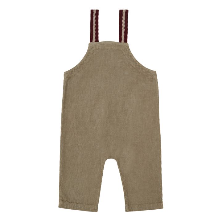 Corduroy Overalls | Taupe brown- Product image n°2