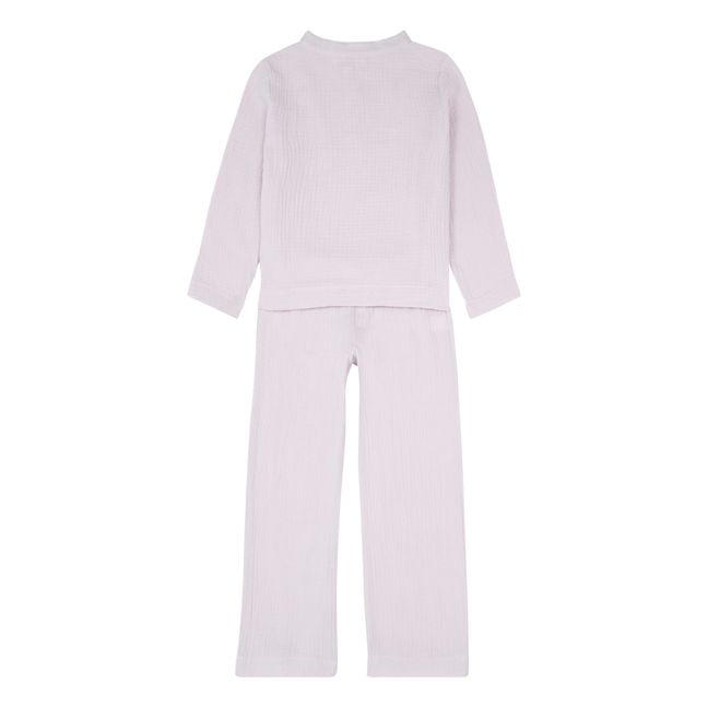 Pyjama Deli Double Gaze | Rose pâle