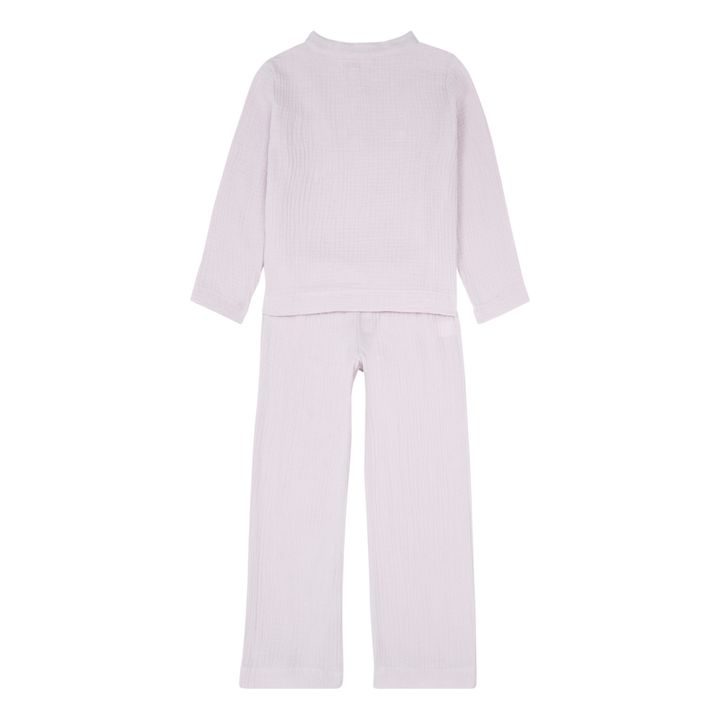 Deli Double Muslin Pyjamas | Pale pink- Product image n°1